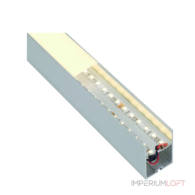 GLENOS Pro-4970 200 профиль накладной, 2 m, алюминий