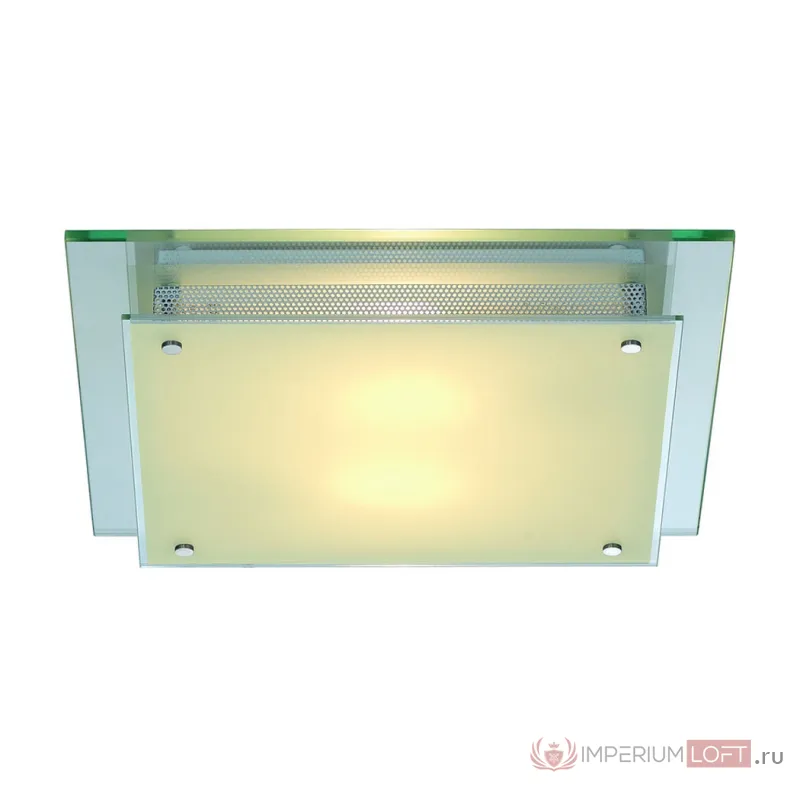 GLASSA SQUARE E27 светильник накладной для 2-x ламп E27 по 60Вт макс., стекло матовое от ImperiumLoft