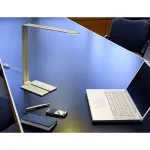 CYGNIS светильник настольный с LED-панелью 7.25Вт, 3000K, 120°, 650lm, матированный алюминий