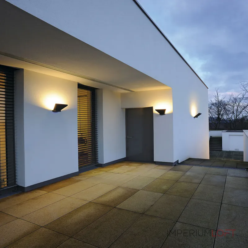 TRAPECCO WALL UP светильник настенный IP44 с LED 10Вт, 3000К, 850lm, антрацит TRAPECCO WALL UP светильник настенный IP44 с LED 10Вт, 3000К, 850lm, антрацит