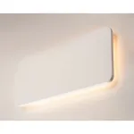 PLASTRA RECTANGULAR LED светильник настенный с LED 19Вт, 3000К, 1200lm, белый гипс