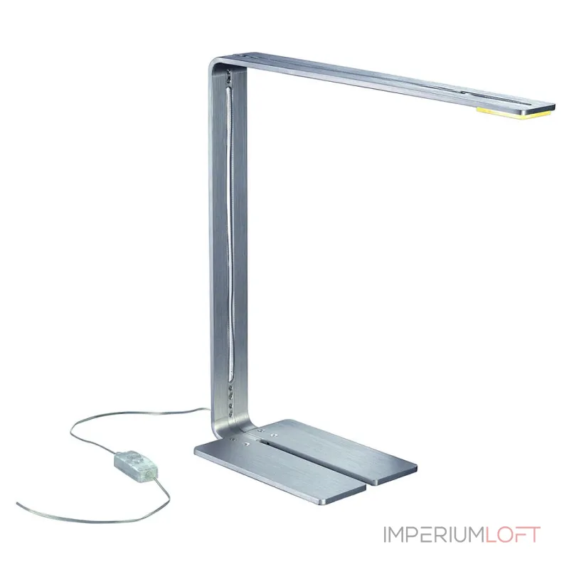 CYGNIS светильник настольный с LED-панелью 7.25Вт, 3000K, 120°, 650lm, матированный алюминий