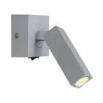 STIX светильник накладной с выключателем и LED 4.5Вт, 3000К, 185лм, серебристый