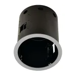 AIXLIGHT® PRO, 1 FRAME ROUND корпус с рамкой для 1-го светильникa MODULE, серебристый/ черный