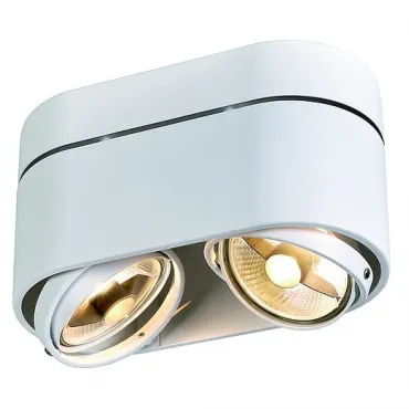 KARDAMOD ROUND ES111 DOUBLE светильник накладной для ламп ES111 2x75Вт макс., белый