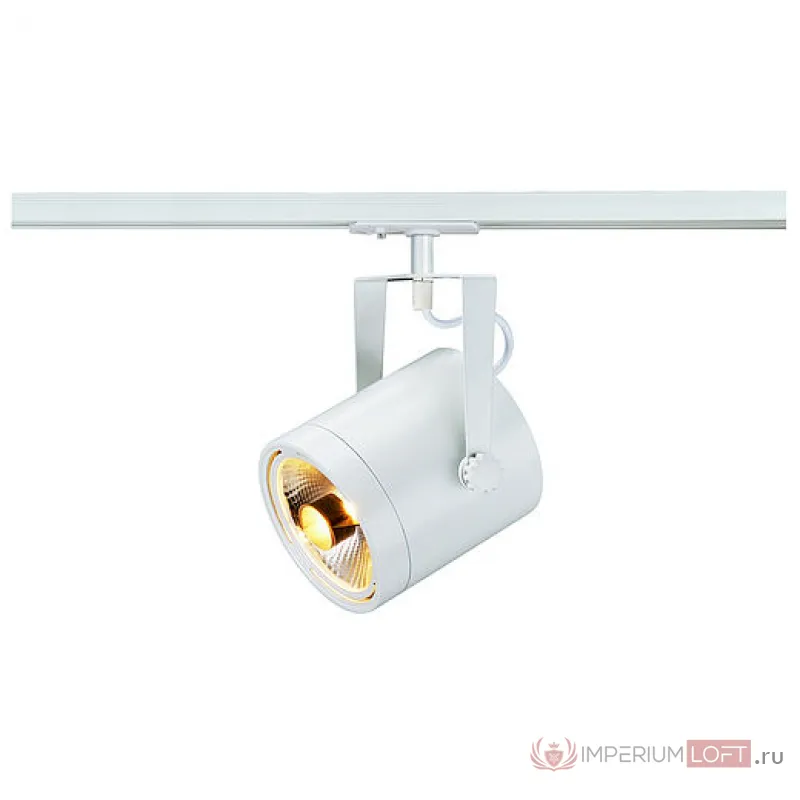 1PHASE-TRACK, EURO SPOT ES111 светильник для лампы ES111 75Вт макс., белый от ImperiumLoft