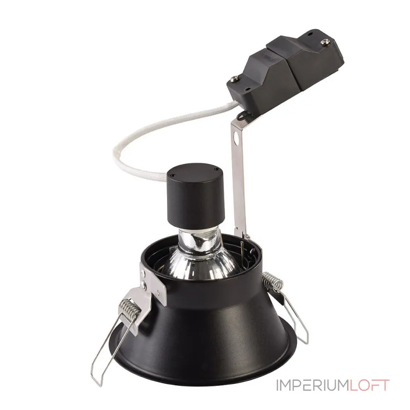 HORN-T GU10 светильник встраиваемый для лампы GU10 50Вт макс., черный