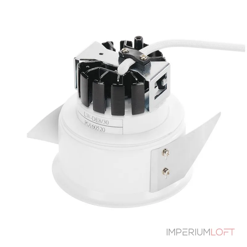 F-LIGHT светильник встраиваемый огнестойкий 350mА с LED 6,35Вт, 3000К, 690lm, 60°, белый F-LIGHT светильник встраиваемый огнестойкий 350mА с LED 6,35Вт, 3000К, 690lm, 60°, белый