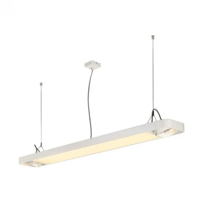 AIXLIGHT® R2 OFFICE LED светильник подвесной c LED 35Вт 4000К 4100lm и для ламп ES111 2х75Вт, белый от ImperiumLoft
