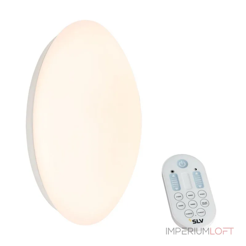 LIPSY 50 MASTER KELVIN CONTROL светильник накладной с ПДУ и LED 52Вт, 2700-6500К, 3600-4500lm, белый