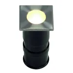 POWER TRAIL-LITE SQUARE светильник встраив. IP67 c PowerLED 1Вт, 3500K, 80lm, сталь/ стекло матовое