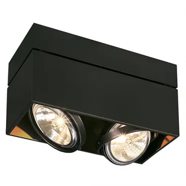 KARDAMOD SQUARE QRB DOUBLE светильник накладной для ламп QRB111 2x50Вт макс., черный