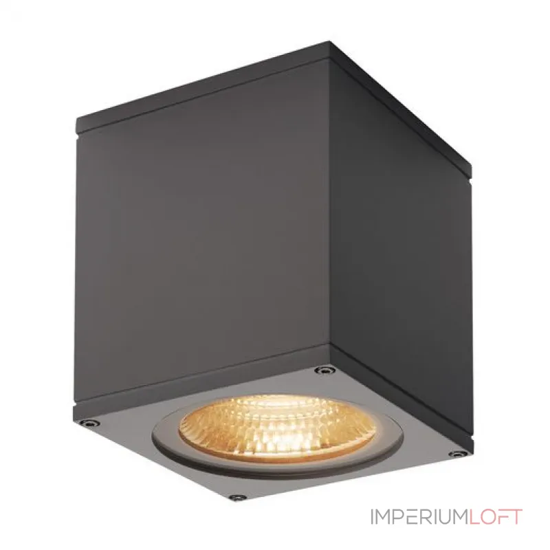 BIG THEO LED CL светильник потолочный IP44 с LED 17.5Вт (21Вт), 3000K, 24°, 2000lm, антрацит