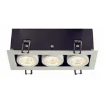 KADUX 3 LED SET, светильник с COB LED 3х 6.2Вт (22Вт), 3000К, 1830lm, 38°, с бл. питания, белый