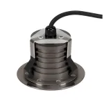 DASAR® 150 PREMIUM LED ROUND светильник встр. IP67 c LED 13Вт (17Вт), 3000K, 1200lm, 30°, Al, сталь