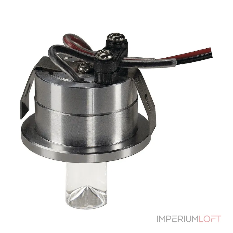 LED LIGHTPOINТ светильник встраиваемый c PowerLED 1Вт, 3000K, 60lm, 350mA, матированный алюминий