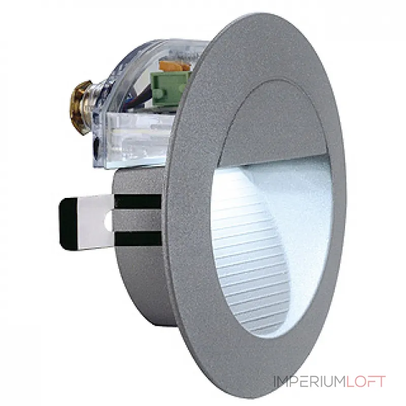 DOWNUNDER LED 14 светильник встраиваемый IP44 c 14 SMD LED 0.8Вт, 6500K, 65lm, темно-серый