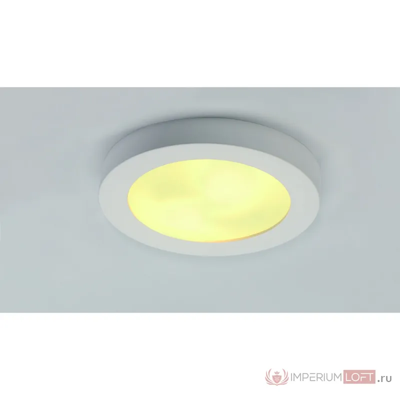PLASTRA 105 E27 ROUND светильник потолочный для 2-х ламп E27 по 25Вт макс., белый гипс от ImperiumLoft
