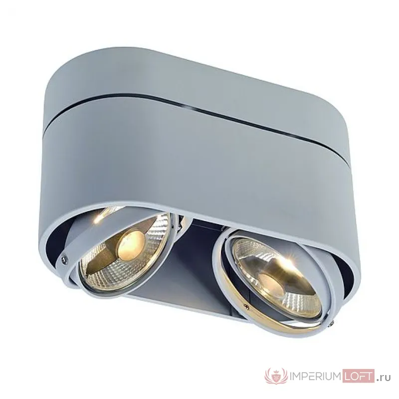 KARDAMOD ROUND ES111 DOUBLE светильник накладной для ламп ES111 2x75Вт макс., серебристый от ImperiumLoft