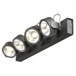 KALU 4 LED светильник накладной с COB LED 60Вт, 3000К, 4000лм, 60°, черный