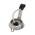 NEW TRIA ROUND GU10 SPR светильник встраиваемый для лампы GU10 50Вт макс., матир. алюминий