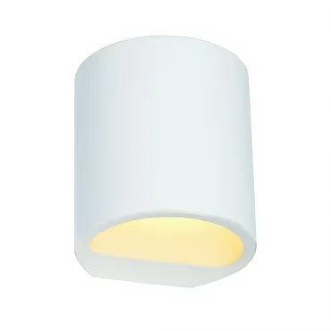 PLASTRA 104 ROUND светильник настенный для лампы QT14 G9 42Вт макс., белый гипс от ImperiumLoft