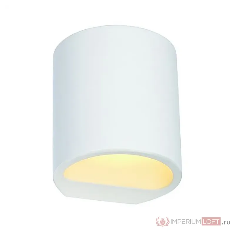 PLASTRA 104 ROUND светильник настенный для лампы QT14 G9 42Вт макс., белый гипс от ImperiumLoft