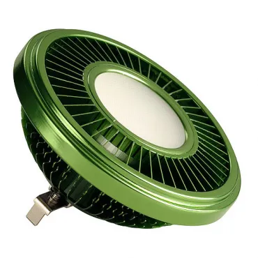LED G53 QRB111 источник света CREE XB-D LED, 12В, 19.5Вт, 140°, 2700K, 900lm, димм., зеленый корпус