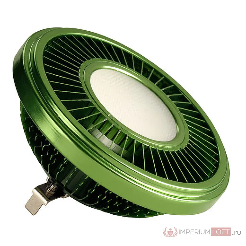 LED G53 QRB111 источник света CREE XB-D LED, 12В, 19.5Вт, 140°, 2700K, 900lm, димм., зеленый корпус от ImperiumLoft