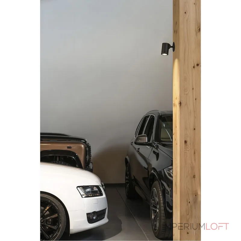 HELIA LED SPOT светильник накладной IP55 c LED 8Вт, 3000К, 480лм, 38°, с кабелем 3м, антрацит