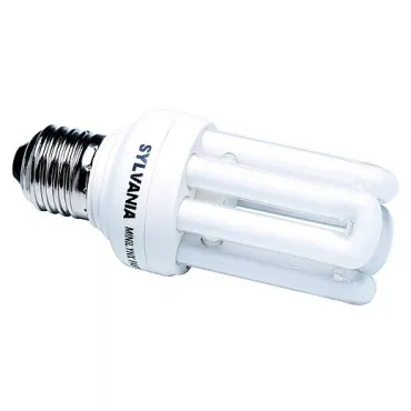 Лампа TC-QSE / E27, 15Вт, SYLVANIA MINI-LYNX®, 230В, 2700K, 900lm