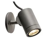 HELIA LED SPOT светильник накладной IP55 c LED 8Вт, 3000К, 480лм, 38°, с кабелем 3м, антрацит