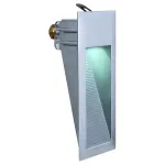 DOWNUNDER LED 15 светильник встраиваемый IP44 c 15 SMD LED 0.9Вт, 6500K, 70lm, матир.алюминий (лак)