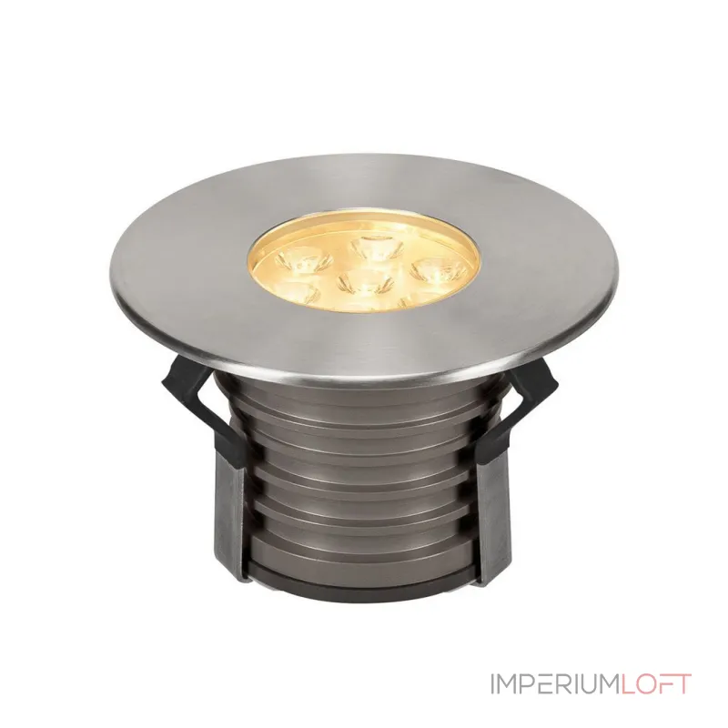 DASAR® 150 PREMIUM LED ROUND светильник встр. IP67 c LED 13Вт (17Вт), 3000K, 1200lm, 30°, Al, сталь