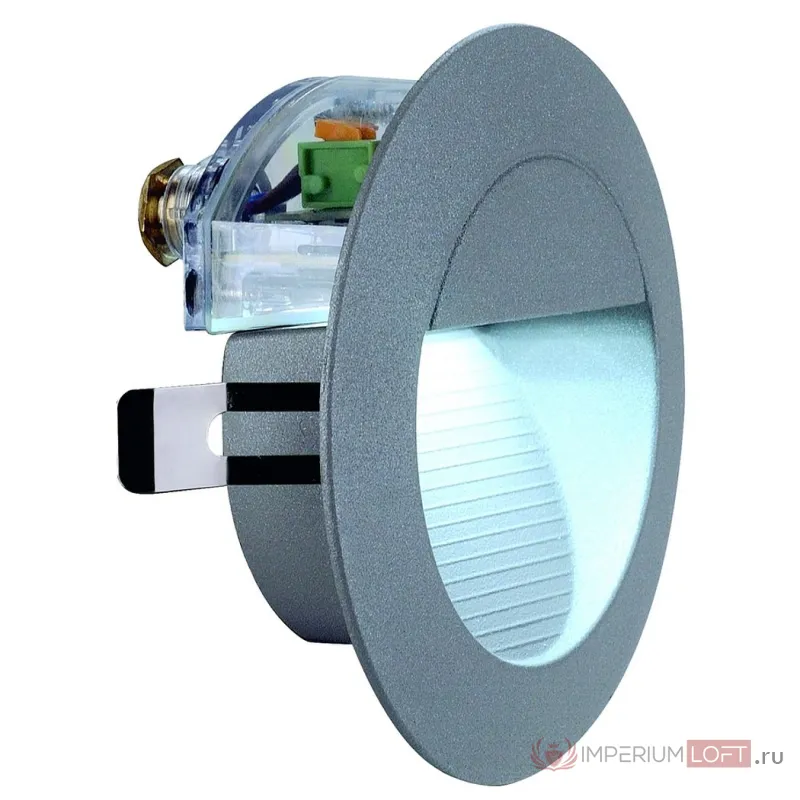 DOWNUNDER LED 14 светильник встраиваемый IP44 c 14 SMD LED 0.8Вт, 6500K, 65lm, темно-серый от ImperiumLoft