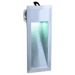 DOWNUNDER LED 15 светильник встраиваемый IP44 c 15 SMD LED 0.9Вт, 6500K, 70lm, матир.алюминий (лак)