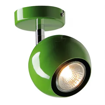 LIGHT EYE 1 GU10 светильник накладной для лампы GU10 50Вт макс., папоротниковый (RAL6025)