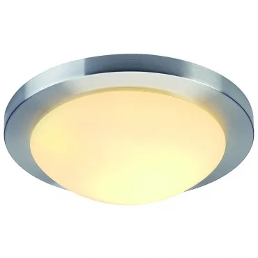 MELAN светильник накладной для лампы E27 60Вт макс., матированный алюминий / матовое стекло