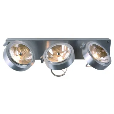 KALU 3 QRB111 светильник накладной с ЭПН для 3-x ламп QRB111 по 50Вт макс., матированный алюминий от ImperiumLoft