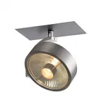KALU RECESSED QPAR 1 светильник встраиваемый для лампы ES111 75Вт макс., матированный алюминий
