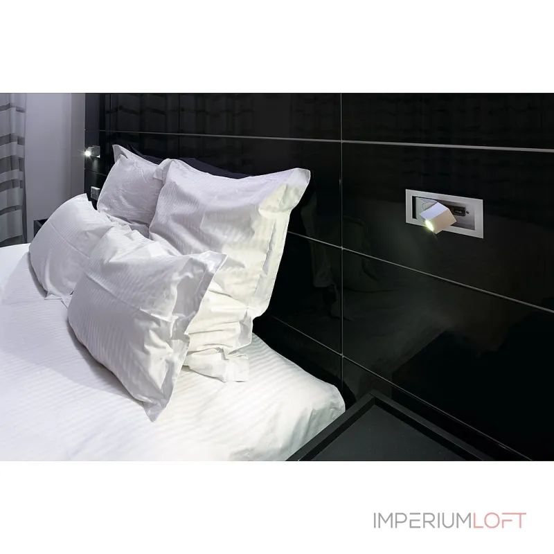 BEDSIDE RIGHT светильник встраиваемый 700mA с PowerLED 3Вт, 4000К, 115lm, 110°, серебристый BEDSIDE RIGHT светильник встраиваемый 700mA с PowerLED 3Вт, 4000К, 115lm, 110°, серебристый