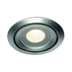 LUZO LED DISK светильник встраиваемый c Fortimo LED Disk 12Вт, 2700К, 800lm, 85°, матовый хром