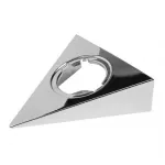 DL 126 LED, корпус накладного монтажа, треугольный, хром