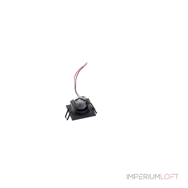 NEW TRIA MINI DL SQUARE светильник с LED 2.2Вт, 3000K, 30°, 143lm, черный