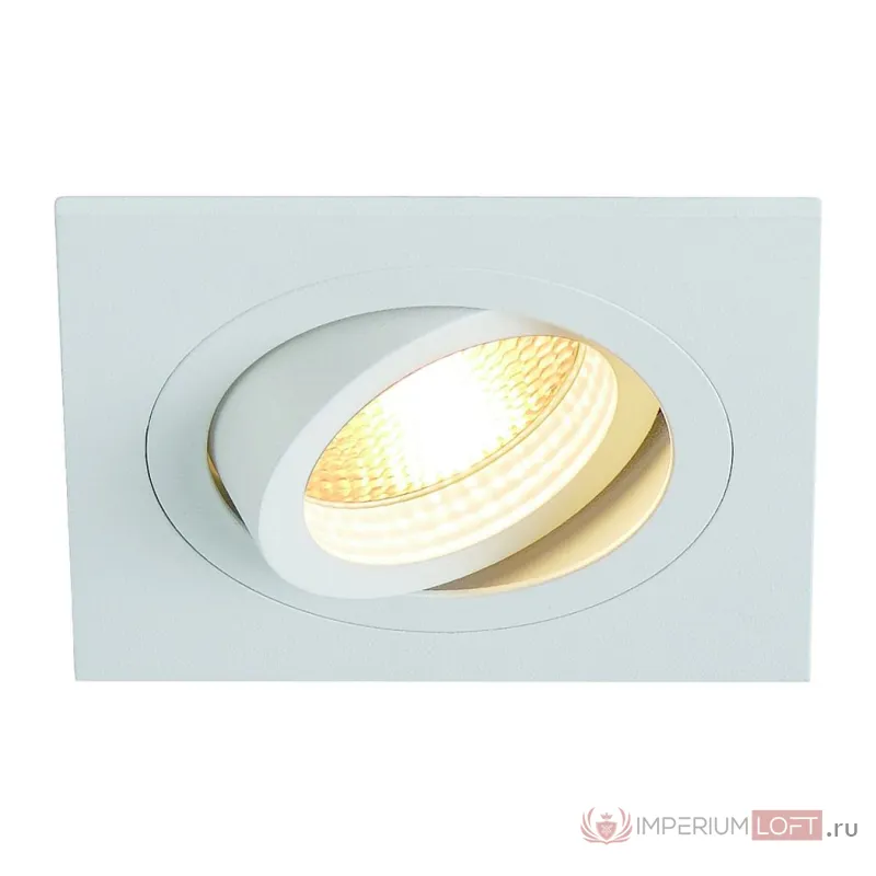NEW TRIA 1 GU10 SPR светильник встраиваемый для лампы GU10 50Вт макс., текстурный белый от ImperiumLoft