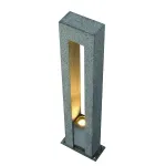 ARROCK ARC GU10 светильник IP44 для лампы GU10 35Вт макс., "соль&перец"/ сталь