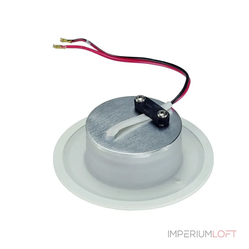 AITES LED ROUND светильник встраиваемый 350mA с PowerLED 1Вт, 3000K, 50lm, 110°, серебристый