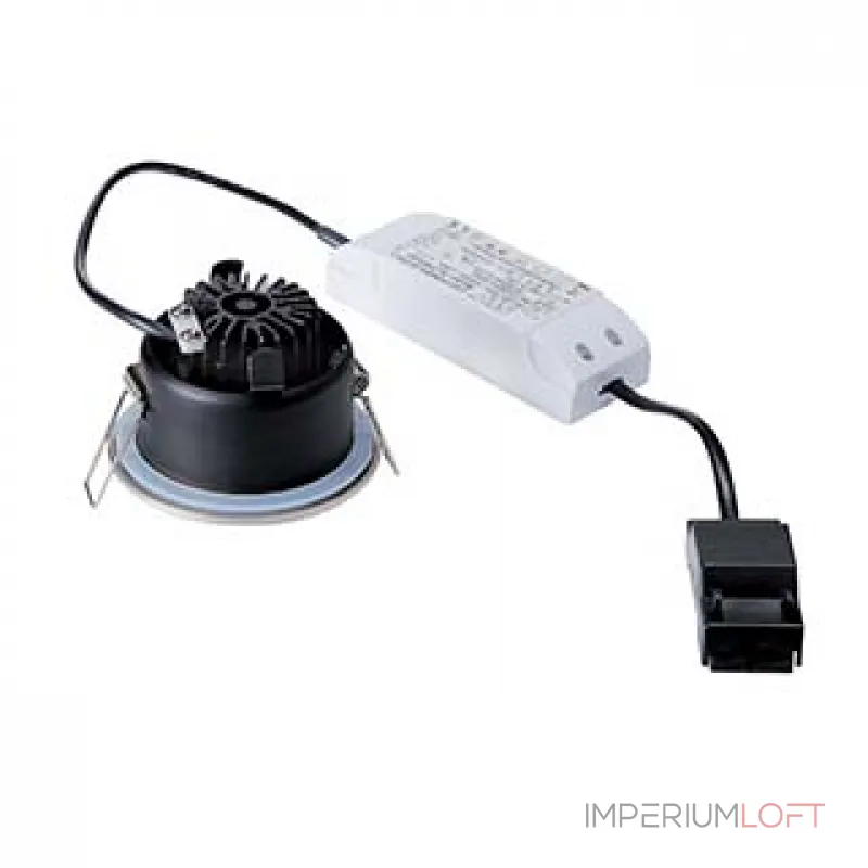 OUT 65 ROUND LED SET, светильник IP65 встраив. с LED 9(12)Вт, 38°, 3000K, 460lm, с БП, титан OUT 65 ROUND LED SET, светильник IP65 встраив. с LED 9(12)Вт, 38°, 3000K, 460lm, с БП, титан