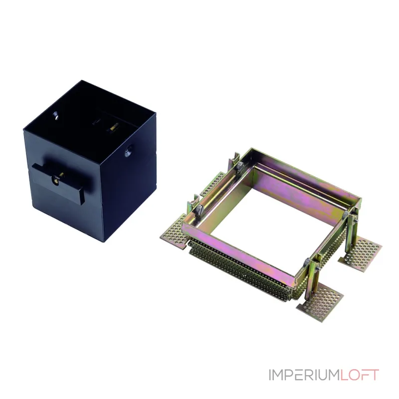 AIXLIGHT® PRO 50, 1 FRAMELESS корпус безрамочный для 1-го светильника MODULE, черный