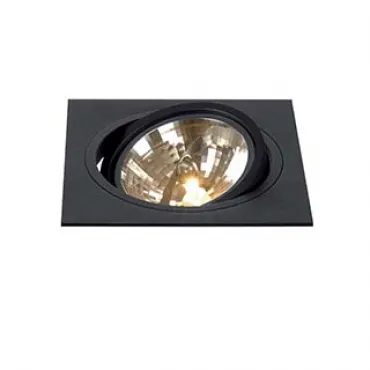 NEW TRIA 1 QRB111 светильник встраиваемый для лампы QRB111 75Вт макс., черный от ImperiumLoft